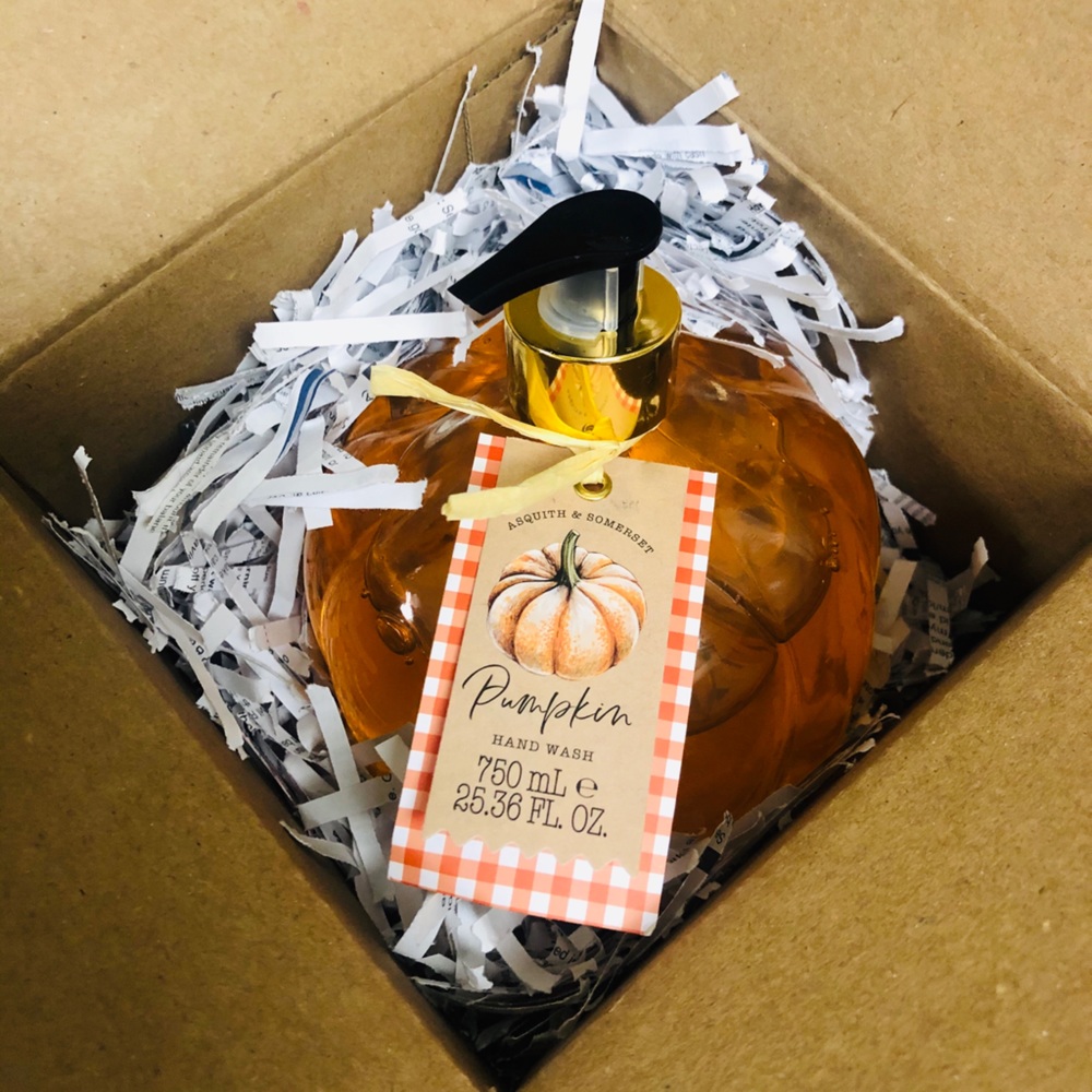 Pumpkin hand soap